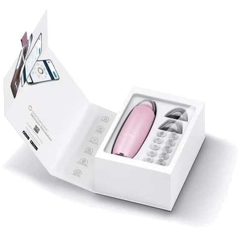 Мікродермабразійний пристрій для видалення чорних точок GESKE MicroDermabrasion Blackhead Remover 7в1 pink фото 5