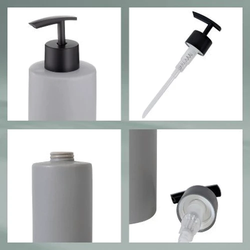 Дозатор для жидкого мыла KELA Matsi светло-серый 300 мл (23711)