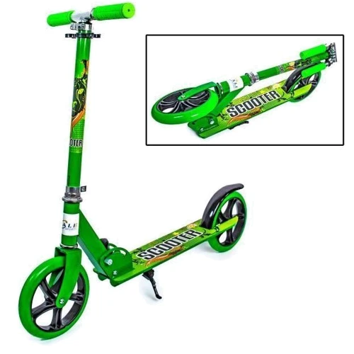 Двоколісний самокат Scooter 460. Green (складаний)