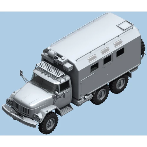 Советский армейский автомобиль ЗиЛ-131 КШМ,ZiL-131 KShM Soviet Army command vehicle(ICM35517) фото 10