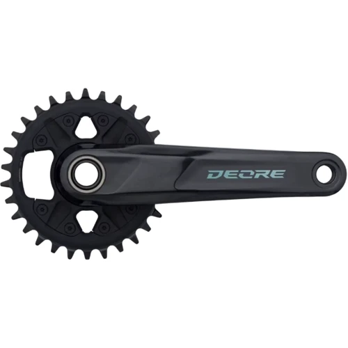 Шатуни Shimano FC-M6100-1 DEORE, інтегрована вісь, 175мм 30T 12-шв. CL-52мм без каретки (EFCM61001EXA0)