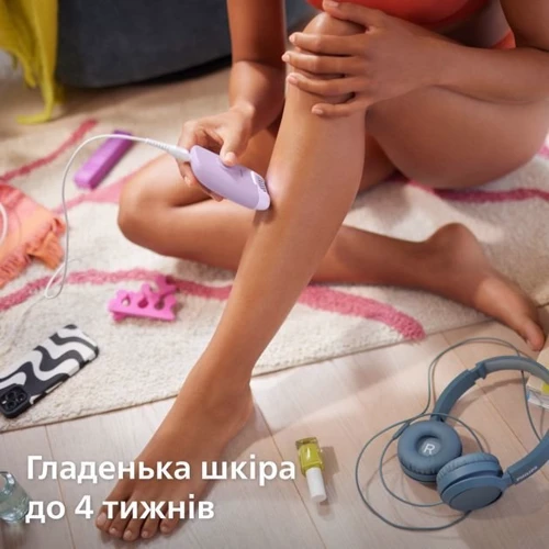 Эпилятор Philips BRE257/00: Цвет фиолетовый