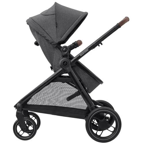 Универсальная коляска 3 в 1 MAXI-COSI ZELIA S TRIO (Dark Grey): Ширина шасси 63