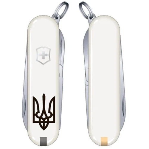 Мультитул Victorinox Classic Sd Ukraine 58мм / 7предметов / білий / Тризуб (0.6223.7R1): Кількість інструментів 7