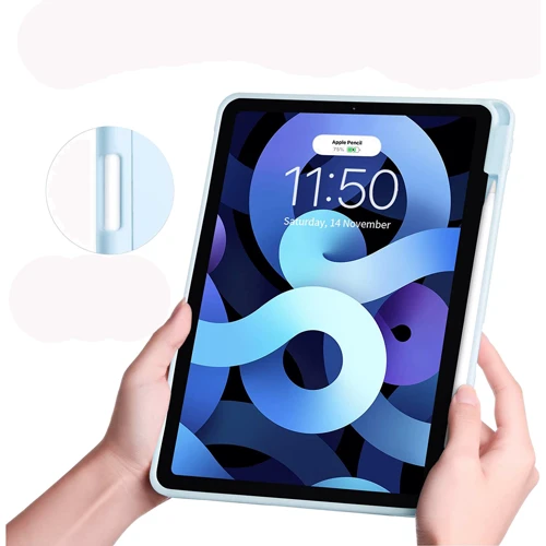 Аксесуар для iPad BeCover Direct Charge Pen with Pencil mount Light Blue for iPad 10.9 (2022 / 2024) / iPad 11 2025 (708499): Колір блакитний