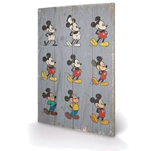 Постер деревянный Pyramid International Mickey Mouse 40х59 см (SW11549P)