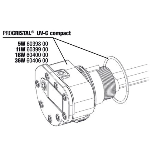 Блок питания JBL Compact UV-C Electric unit для стерилизатора ProCristal Compact UV-C 18Вт 60377 фото 2