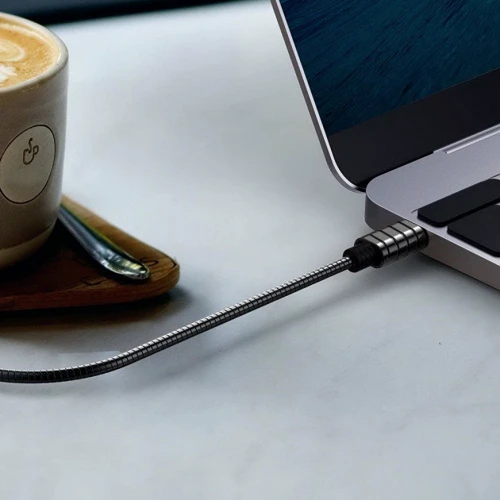Кабель iWALK Cable USB-C to USB-C Twister Steel СС Black (CST016CC) фото 6