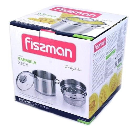 Каструля Fissman Gabriela 20x14.5 см 4.5 л (5097): Матеріал корпусу Нержавіюча сталь