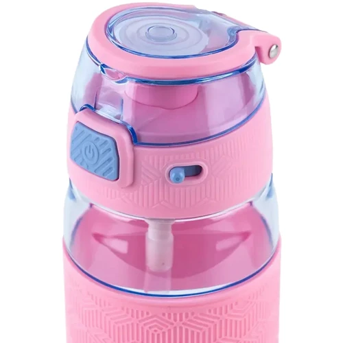 Пляшечка Kite для води 600 мл блакитно-рожева (K24-1201-3) фото 4