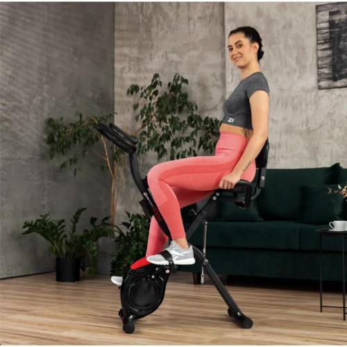 Велотренажер Hop-Sport HS-3030X Apeks X-Bike черный (5902308232518)