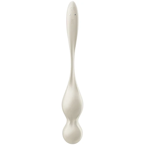 Вагинальные шарики с вибрацией Satisfyer Love Birds 1 Connect App White