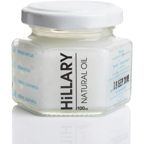 HiLLARY Virgin Coconut Oil 100 ml Нерафінована кокосове масло: Призначення 