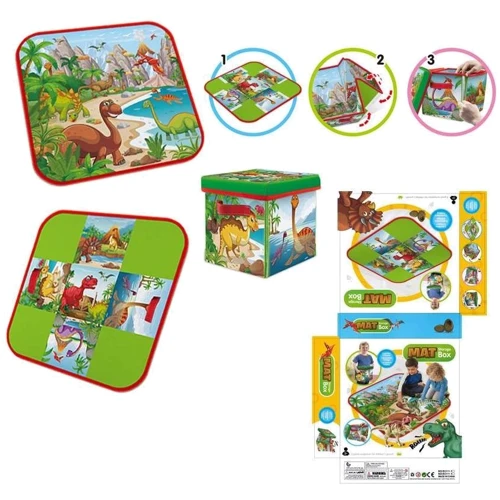 Корзина-сундук для игрушек 3 в1 коврик стульчик корзина (RC118): Производитель Noname