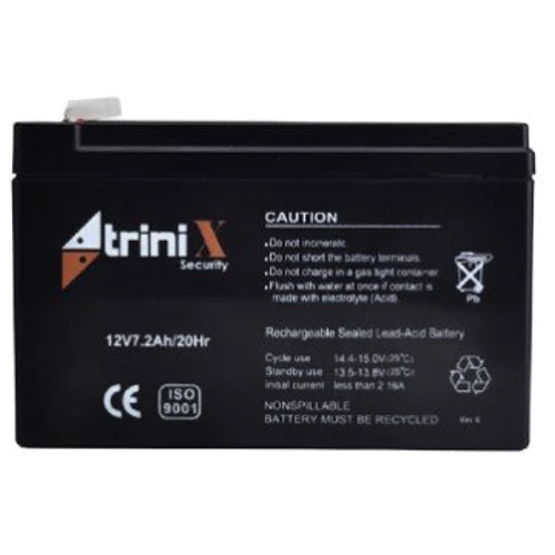 Аккумуляторная батарея TRINIX 12V7.2Ah/20Hr