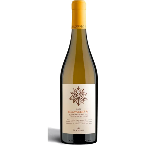 Вино Belguardo Codice V Maremma Toscana Vermentino белое сухое 14 % 0.75 л (VTS2044220)