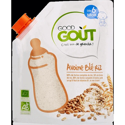 Каша для грудничков Овес, пшеница и рис Good Gout 200 г