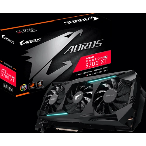 Видеокарта Gigabyte Radeon RX 5700 XT AORUS 8G(GV-R57XTAORUS-8GD)
