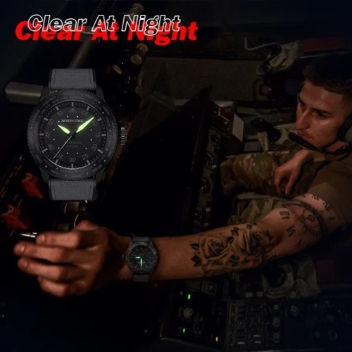 Наручний годинник North Edge Mach New (1699): Механізм Кварцевый