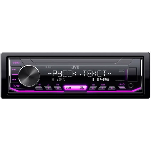 JVC KD-X165: Формфактор 1 DIN