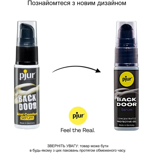 Расслабляющий анальный гель pjur backdoor Serum 20 мл, создает пленку, высококонцентрированный