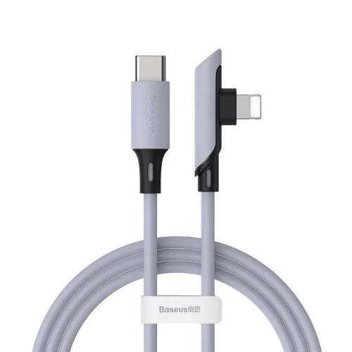 Кабель Baseus Cable USB-C to Lightning Colorful Elbow 18W 1.2m Purple (CATLDC-A05)