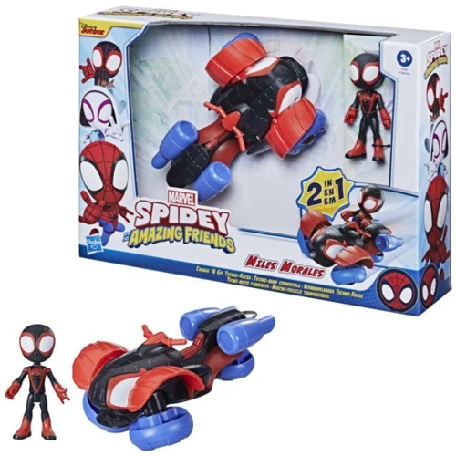 Транспортное средство HASBRO Spider Man Человека-паука Marvel (2в1 TECHNO RACER) (F1463_F1945) фото 6
