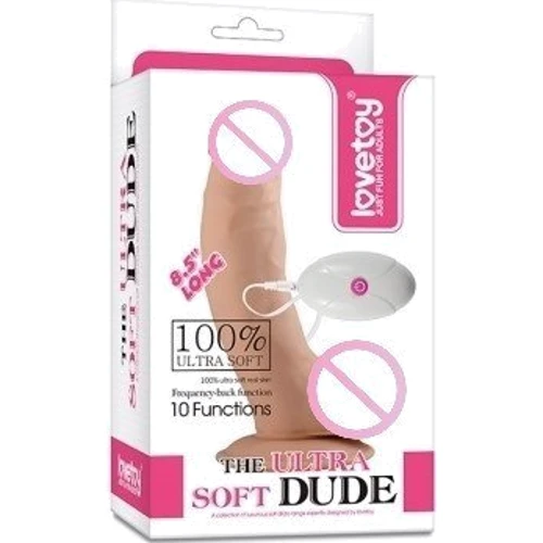 Вибратор LoveToy The Ultra Soft Dude 8.5"
