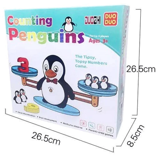 Гра-балансир дитяча математична Збережи баланс Пінгвін (DD1808-8)