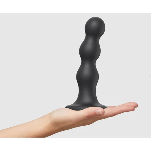 Насадка для страпона Strap-On-Me Dildo Plug Balls Black M
