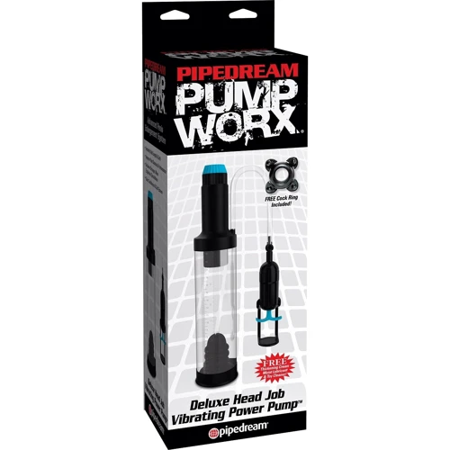 Pipedream Deluxe Head Job Pump - вакуумная помпа для члена, 18х5 см