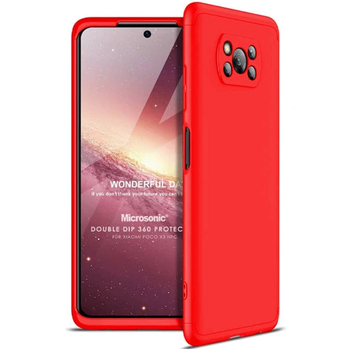

LikGus Case 360° Red for Xiaomi Poco X3 Nfc / Poco X3 Pro