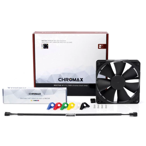 Кулер Noctua NF-F12PWM CHROMAX BLACK SWAP: Тип вентилятор