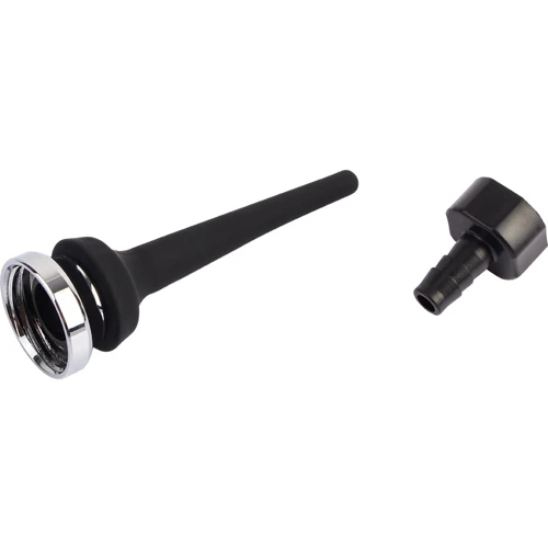 Трубка для анального душу Chisa Black Mont Tapered Silicone Enema Attachment 4.4"