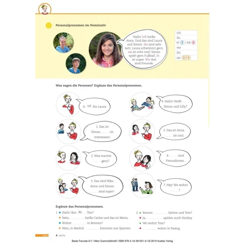 Beste Freunde A1.1: Grammatikheft: Кількість сторінок 52