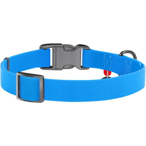 Нашийник WAUDOG Waterproof, водостійкий, пластикова пряжка-фастекс 25 мм 31-49 см Блакитний (27722): Виробник WAUDOG