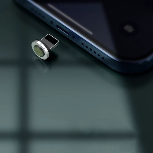 Кабель Baseus USB Cable to Lightning Zinc Magnetic Safe Fast 2.4A 1m White (CALXC-K02) фото 7