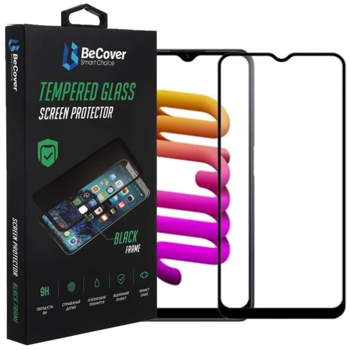 Аксессуар для смартфона BeCover Tempered Glass Black for Realme C30/C30s/C33 (708568)