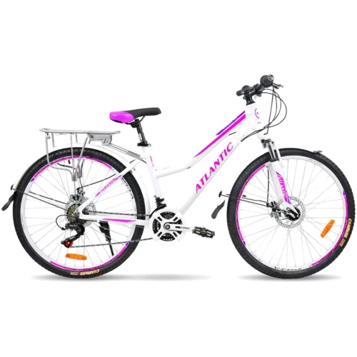

Велосипед Atlantic 2022' 26" Canaria Nx A2NX-2642-WP S/16"/42см (1698) white/pink