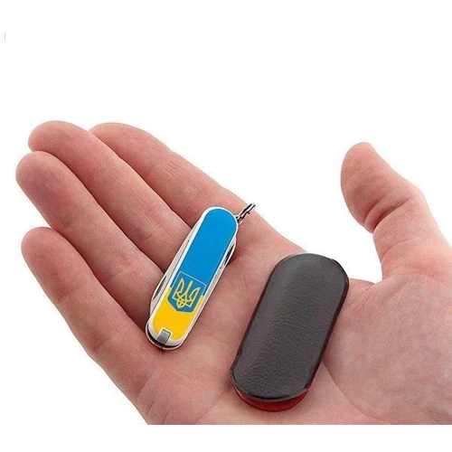 Мультитул Victorinox Classic Sd Ukraine 58мм/7предметов/белый Герб (0.6223.7R3): Тип мини-мультитул