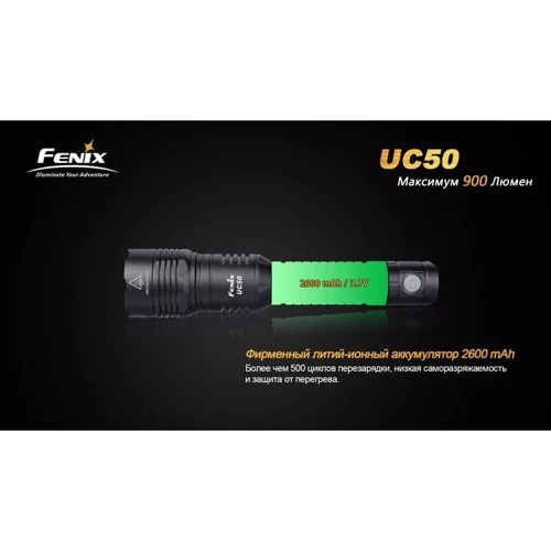 Ліхтар Fenix UC50: Дальність підсвічування, м 288