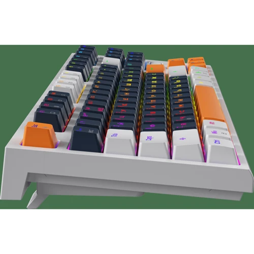 Клавіатура GamePro MK180W (Red) з Hot-Swap RGB White: Кількість додаткових клавіш 2