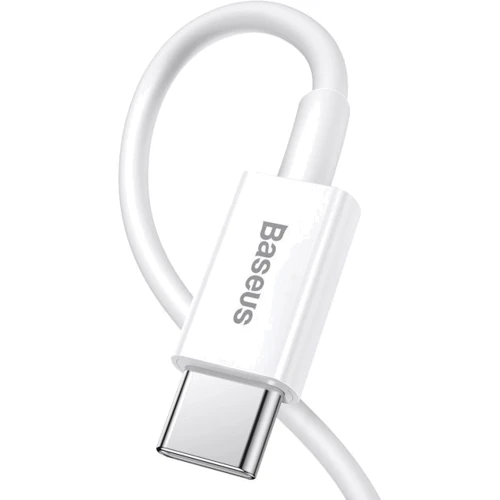 Кабель Baseus Cable USB-C to Lightning Superior Series PD 20W 2m White (CATLYS-C02): Довжина 2 м