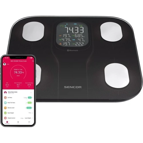 Весы напольные Sencor SBS9002BK