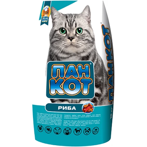 Сухой корм для кошек Пан Кот Рыба 400 г (4820111140497)