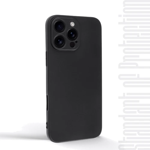 Чехол для iPhone ArmorStandart Matte Slim Fit Camera cover Black for iPhone 16 Pro Max (ARM78499): Материалы Термополиуретан