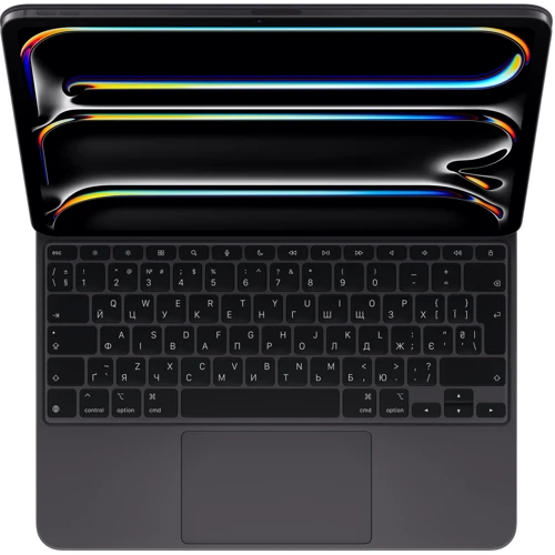 Аксессуар для iPad Apple Magic Keyboard for iPad Pro 13‑inch (M4) - Ukrainian - Black (MWR53UA/A)