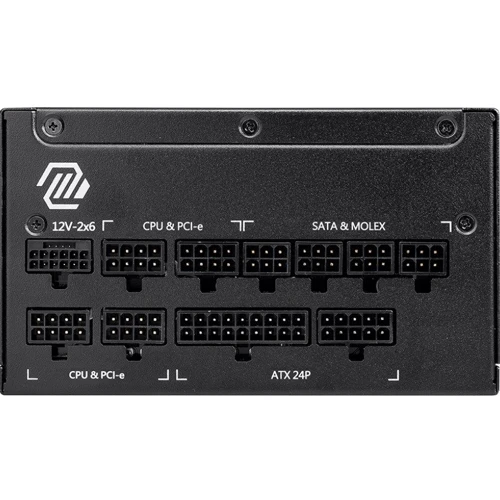 Блок питания MSI MAG A1250GL PCIE5 1250W: Мощность, Ватт 1250