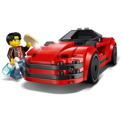 Конструктор LEGO City Червоний спортивний автомобіль 109 деталей (60448): Кількість деталей, шт. 109