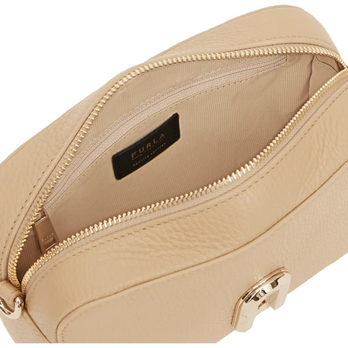 Женская сумка кросс боди Furla Sleek Mini бежевая (1057283): Страна производитель Италия